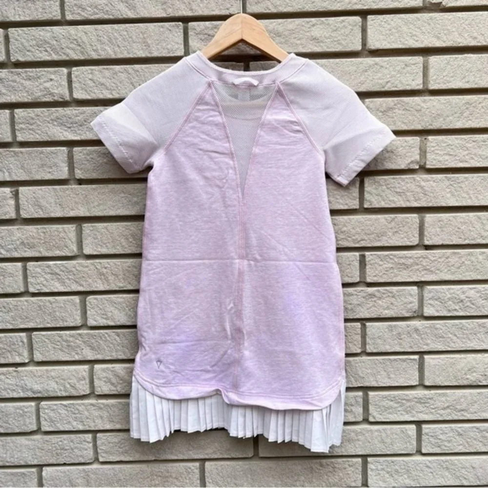 Ivivva Pink Mesh and Pleated Tennis Dress Sz 10 - Picture 5 of 9